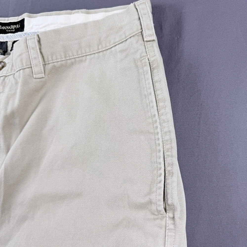 Banana Republic Chinos Men's Beige Cotton Twill Pants 36